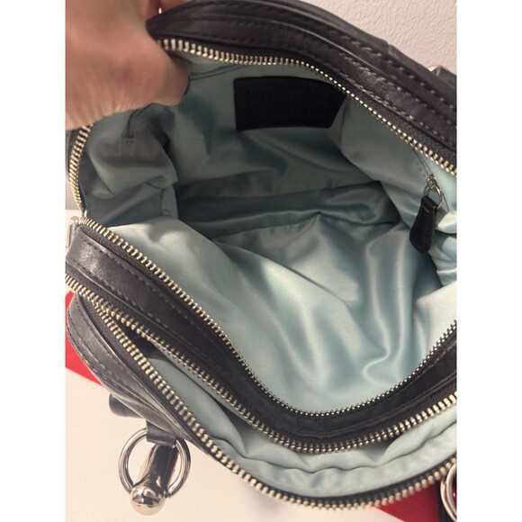 Coach KRISTIN Leather Satchel Handbag Double Strap & Zipper D1093-14782 Dust Bag - Picture 11 of 16